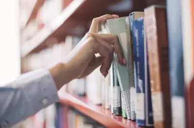 library book shelf